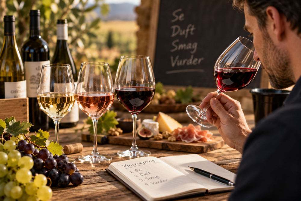 Sådan smager du på vin som en sommelier