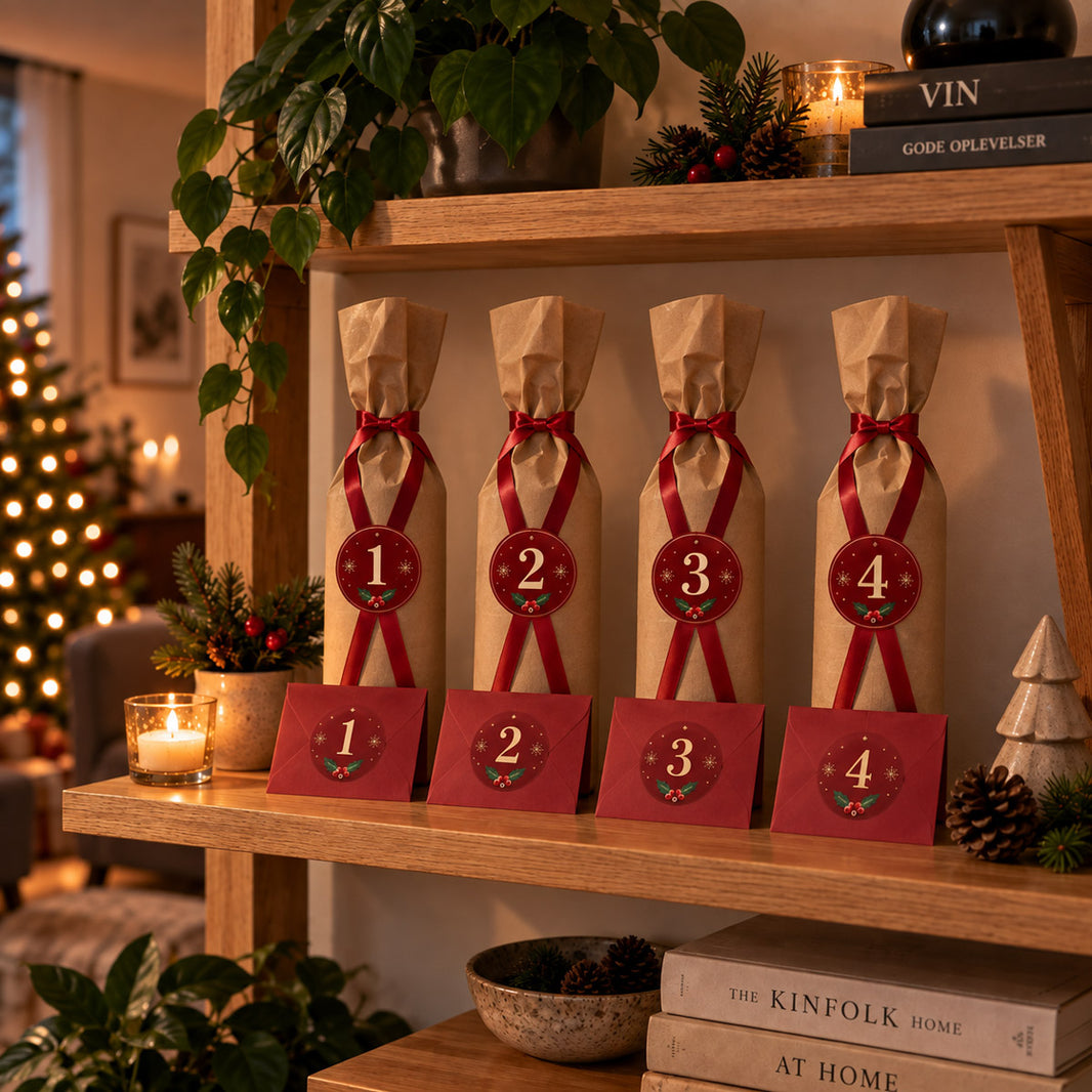 Vin Adventskalender står klar på hylden