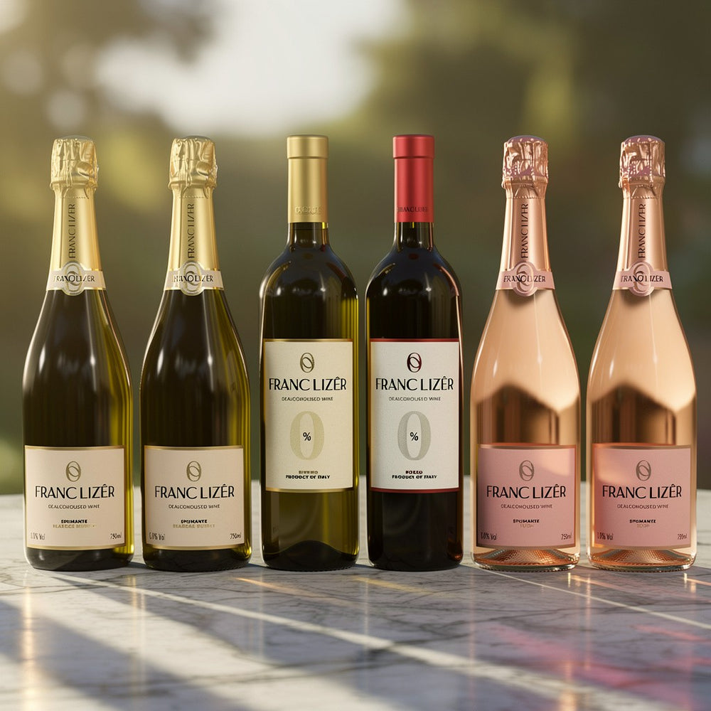 Alkoholfri vin smagekasse - 6 Flasker