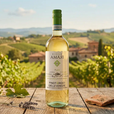 Hvidvin Pinot Grigio delle Venezie DOC 2024 fra Cantina Danese på en vinmark