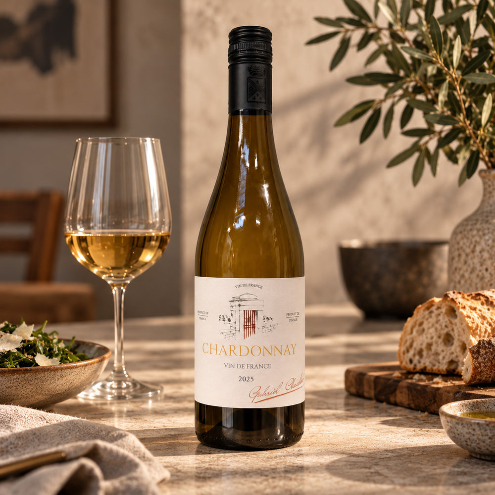 Hvidvin's flaske Gabriel Chevalier, Chardonnay 2025