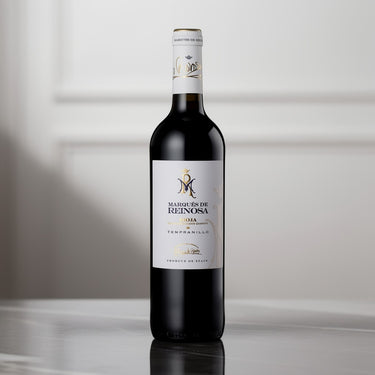 Rødvins flaske på bord -Marques de Reinosa, Rioja - Joven, Temperanillo 2025