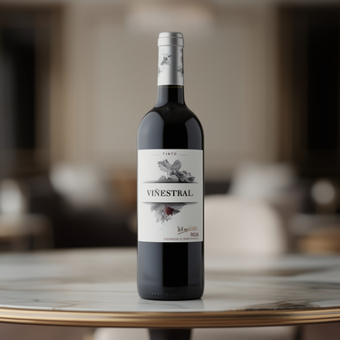 Rødvin på lyst bord - Marques de Reinosa, Rioja - Vinestral Tinto, Temperanillo 2024