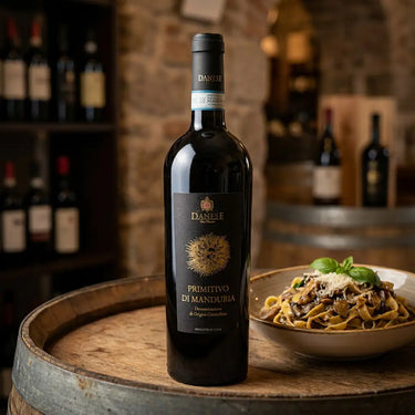 Primitivo di Manduria DOC 2024 på en vintønde 